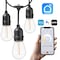 Newhouse Lighting - Outdoor 48ft. Smart LED Outdoor String Lights, Smart Life App SMSTRING15 - alternate 1